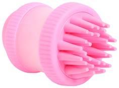 Щётка для мытья и массажа животных, с емкостью для шампуня, розовая Пижон