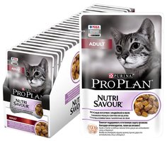 Влажный корм для кошек PRO PLAN, индейка в желе, 26шт по 85г