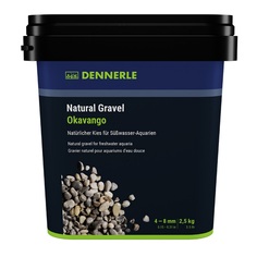 Грунт для аквариума Dennerle Okavango природный, 4-8 мм, коричнево-серый, 2.5 кг