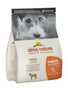 Сухой корм для собак Almo Nature Holistic Small, рис, рыба, 2кг