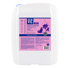 Шампунь-кондиционер для собак Doctor VIC Floral Magic, 5 л