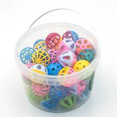 Игрушка для кошек Сибирская кошка Мяч с погремушкой D4 см 40 шт