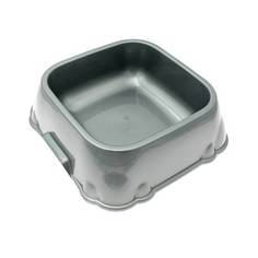 Миска для животных Jack&King, Квадратная серая 1,15 л