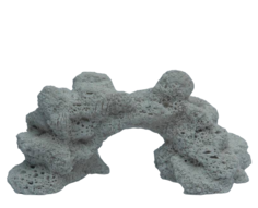 Декорация для аквариума Vitality Камень Polyresin Bio-Stone серый 28,5х13х16 см