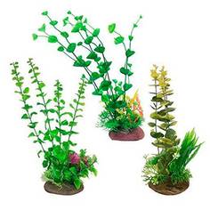 Растения для аквариума Fauna International цветные на камне 30 см