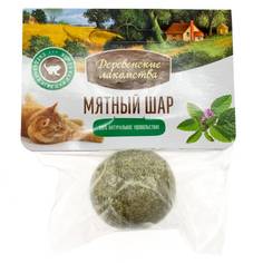 Игрушка для кошек Деревенские лакомства мятный шар 22 г