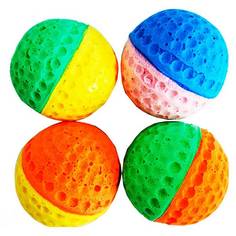 Игрушка для кошек Уют Мяч двухцветный 4 см 25 шт