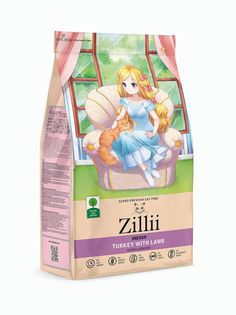 Сухой корм для кошек Zillii индейка и ягненок, 400 г