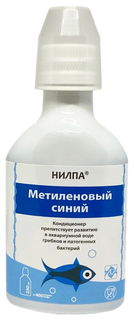 Кондиционер Аква Меню Метиленовый синий против грибков, бактерий, ихтиофтириоза, 1 л