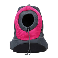 Рюкзак для переноски животных Пижон с креплением на талию, розовый, 31 х 15 х 39 см