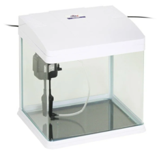 Аквариум Sea Star HX-320F черный, в комплекте LED-лампа, топ-фильтр, 18 л