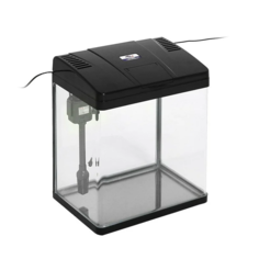 Аквариум Sea Star LS-380F черный, в комплекте LED-лампа, топ-фильтр, 30 л