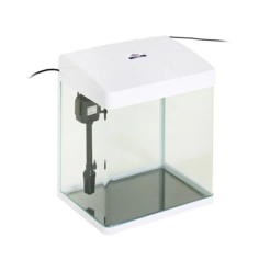 Аквариум Sea Star LS-380F белый, в комплекте LED-лампа, топ-фильтр, 30 л