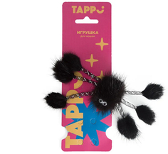 Игрушка для кошек Tappi Паук Раш из натурального меха норки No Brand