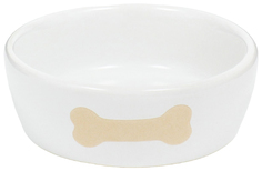 Миска керамическая, белая, 11х11х4 см, 200 мл No Brand