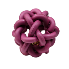 Игрушка резиновая для кошек Пижон Молекула фиолетовая 4 см