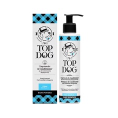 Шампунь и кондиционер для животных TopDog Baby Powder, 250 мл