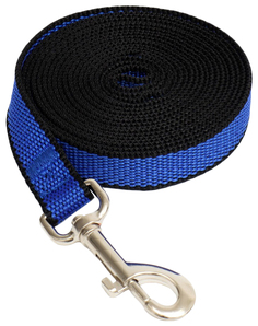 Поводок 3 м х 2 см, сине-чёрный Пижон