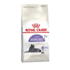 Сухой корм для кошек Royal Canin Sterilised 7+ для пожилых кошек и котов, 12 шт по 0,4 кг