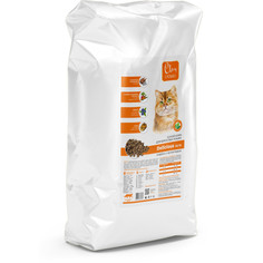 Сухой корм для кошек Clan Classic Delicious 32/15 с индейкой и белой рыбой, 10 кг