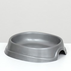 Миска №1 Нулевка серебро, 0,2 л, 13,5 х 12,5 х 3 см No Brand