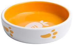 Миска Пижон Морковка 9214844, оранжевая, 12x3 cм