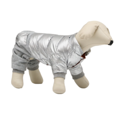 Комбинезон для собак Космонавт серебряный размер 8 No Brand