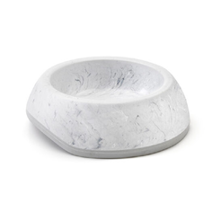 Миска для кошек и собак Savic DELICE-1 MARBLE, серый мрамор, пластик, 11.5х5 см, 0.3 л