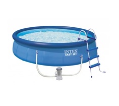 26168 Надувной бассейн Intex, 457х122см, фильтр-насос картр 3785 л/ч