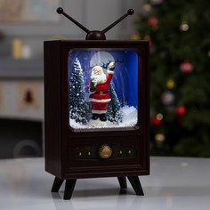 Luazon Lighting Фигура светодиодная «Телевизор», 14х10х24 см, USB, музыка, 5V, БЕЛЫЙ