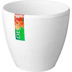 Цветочный горшок Santino 49659 5,8 л белый 1 шт.