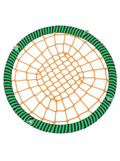 Подвесные Качели гнездо размер80 см толщина обода 72 мм армированный канат обода 16 мм Jinn