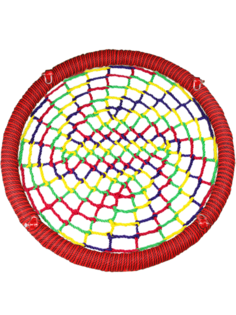 Разноцветные подвесные Качели гнездо РАЗМЕР 140 см толщина обода 102 мм канат обода 16 мм Jinn