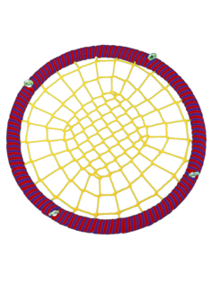 Подвесные Качели гнездо размер140 см толщина обода 72 мм армированный канат обода 16 мм Jinn