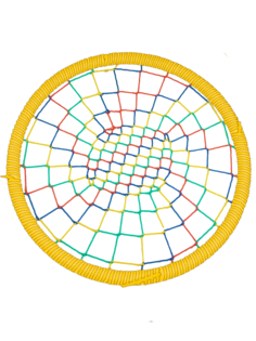 Разноцветные подвесные Качели гнездо РАЗМЕР 140 см толщина обода 72 мм канат обода 16 мм Jinn