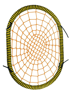 Овальные подвесные Качели гнездо РАЗМЕР 120x160 см толщина обода 72 мм канат обода 16 мм Jinn
