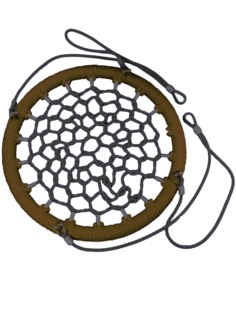 Подвесные Качели гнездо размер 120 см spt/krug/anti/korichnev/chern/120/20/20/16/481840 Jinn