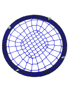 Подвесные Качели гнездо размер60 см толщина обода 72 мм армированный канат обода 16 мм Jinn