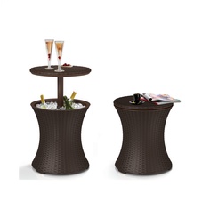 Столик Keter COOL BAR RATTAN 17194548 230902 коричневый 49,5х49,5х82,5