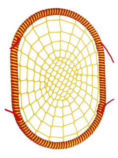 Овальные подвесные Качели гнездо РАЗМЕР 80х100 см толщина обода 72 мм канат обода 16 мм Jinn