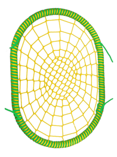 Овальные подвесные Качели гнездо РАЗМЕР 80х100 см толщина обода 72 мм канат обода 16 мм Jinn