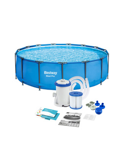 Каркасный бассейн Bestway Steel pro 305100 305х305х100 см