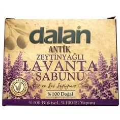 Мыло для бани кусковое Dalan Antique, Оливковое с Лавандой 450 гр