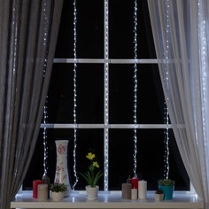 Гирлянда "Водопад" 2 х 1.5 м , IP20, прозрачная нить, 400 LED No Brand