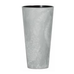 Цветочное кашпо Prosperplast Tubus slim beton DTUS300E-422U 27 л серый 2 шт.