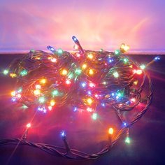 Электрическая гирлянда Нить 100л LED 1реж 3,5м микс 141-1737H Китайская игрушка НГ