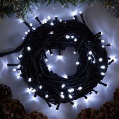Световая гирлянда новогодняя Luazon Lighting нить 187241 10 м белый