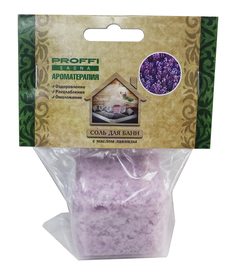 Соль для бани Proffi с маслом лаванды фиолетовый (PS0550)