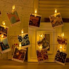 Световая гирлянда новогодняя Luazon Lighting подарки 2433911 5 м белый теплый
