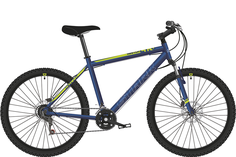 Велосипед Stark Respect 26.1 D Microshift 2022 20" синий/зеленый